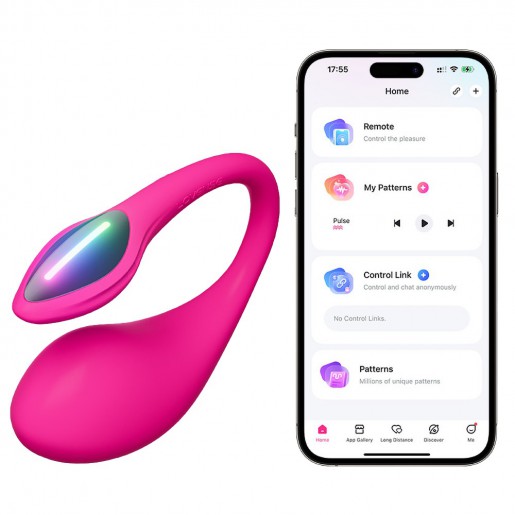 Lovense Lush 4 wibrujące jajko z aplikacją na telefon