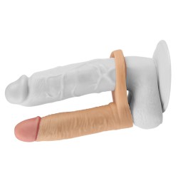 Dildo analne z pierścieniem na penisa Lovetoy 14,7cm