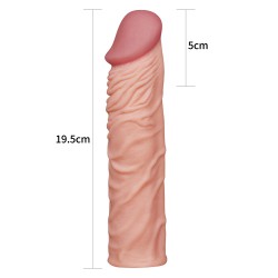 Cielista nakładka na penisa Pleasure X-Tender Lovetoy 19,5cm