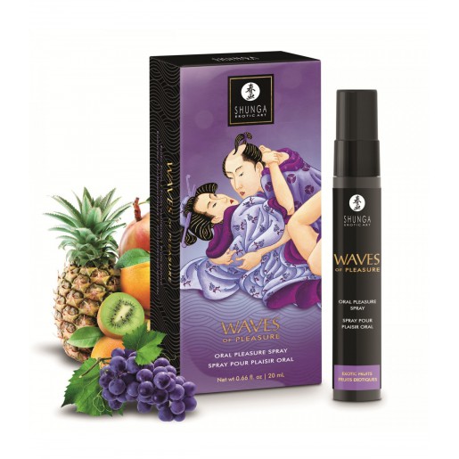 Owocowy spray do seksu oralnego Waves Pleasure Shunga