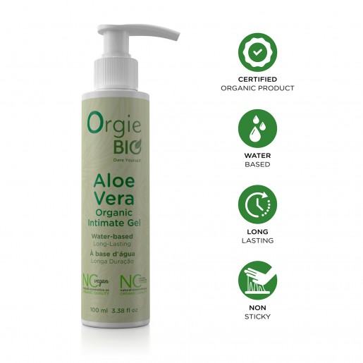 Lubrykant wodny z aloesem Bio Organic Aloe Vera Orgie