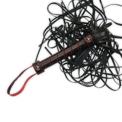 Czarny pejcz Bondage Fetish Beginners Flogger Lovetoy