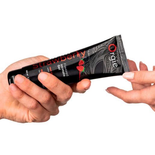 Truskawkowy lubrykant wodny Orgie Lube Tube