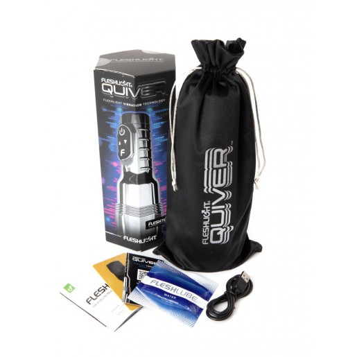 Masturbator z wibracjami Fleshlight Pink Quiver