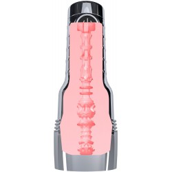 Masturbator z wibracjami Fleshlight Pink Quiver