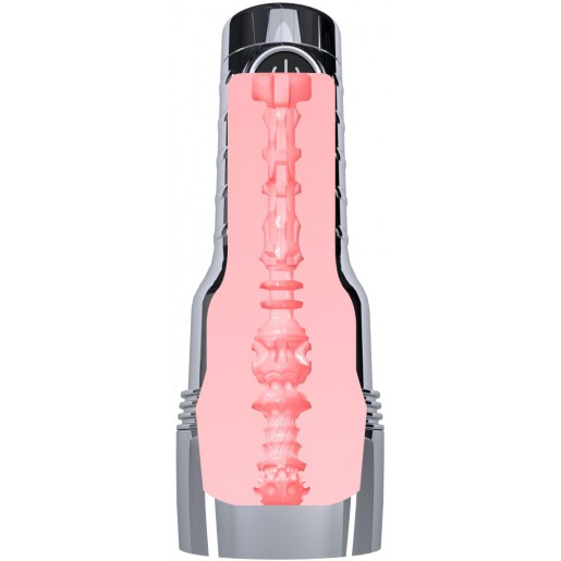 Masturbator z wibracjami Fleshlight Pink Quiver