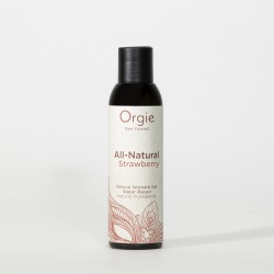 Naturalny lubrykant o smaku truskawki All-Natural Orgie