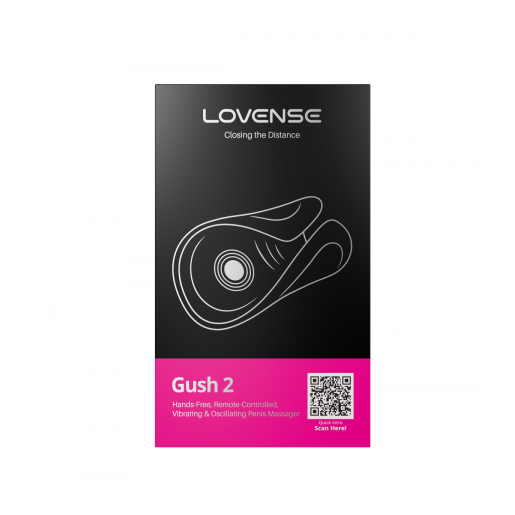 Lovense Gush 2 bezdotykowy masażer penisa z wibracjami