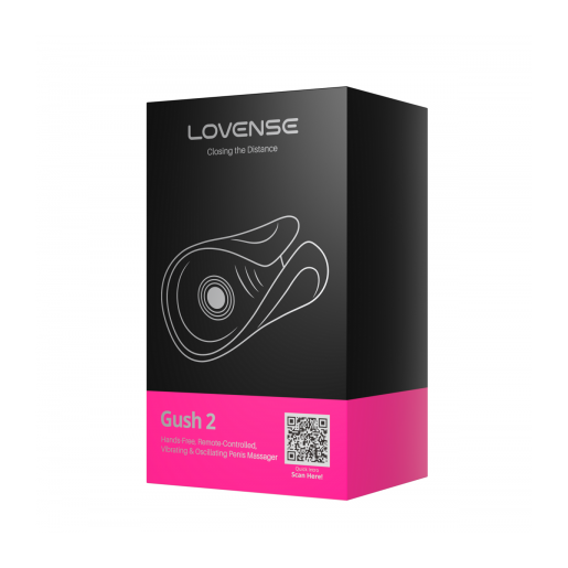 Lovense Gush 2 bezdotykowy masażer penisa z wibracjami