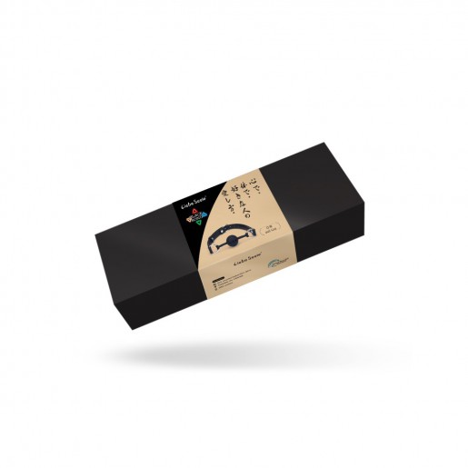 Czarny oddychający knebel BDSM Liebe Seele