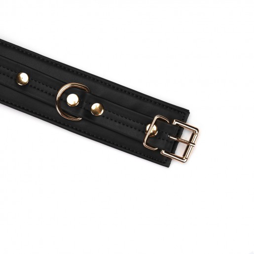 Czarne kajdanki BDSM na ręce Liebe Seele