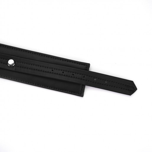 Czarne kajdanki BDSM na kostki Liebe Seele