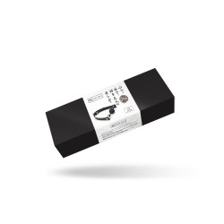 Czarno złoty oddychający knebel BDSM Liebe Seele