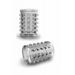 Stay Hard Cock Sleeve 02 Clear – przeźroczysta nakładka erekcyjna z teksturą 3D