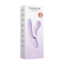 Fioletowy wielofunkcyjny wibrator króliczek Svakom DuoGlow