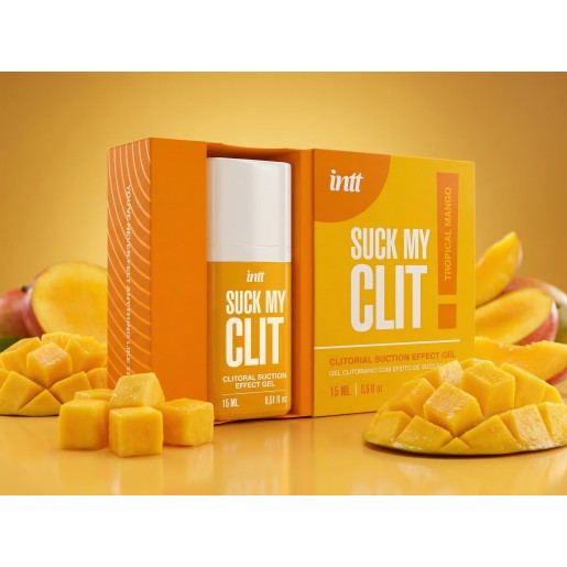 Żel stymulujący łechtaczkę o smaku mango Suck My Clit Intt