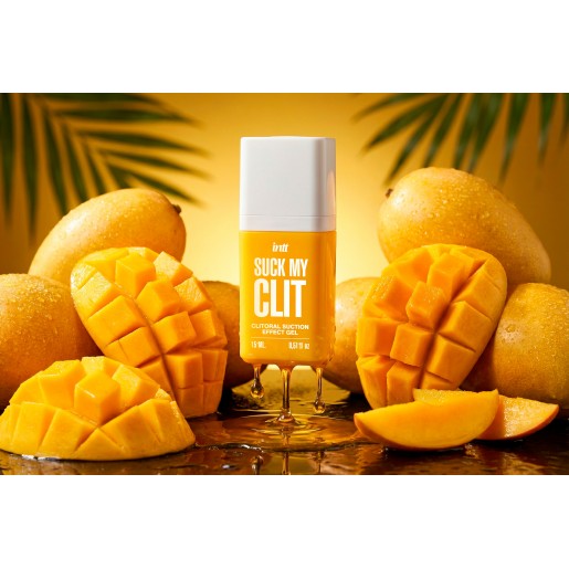 Żel stymulujący łechtaczkę o smaku mango Suck My Clit Intt