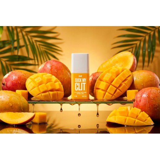 Żel stymulujący łechtaczkę o smaku mango Suck My Clit Intt