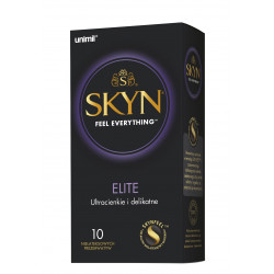 Cienkie nielateksowe prezerwatywy Unimil SKYN Elite 10 sztuk