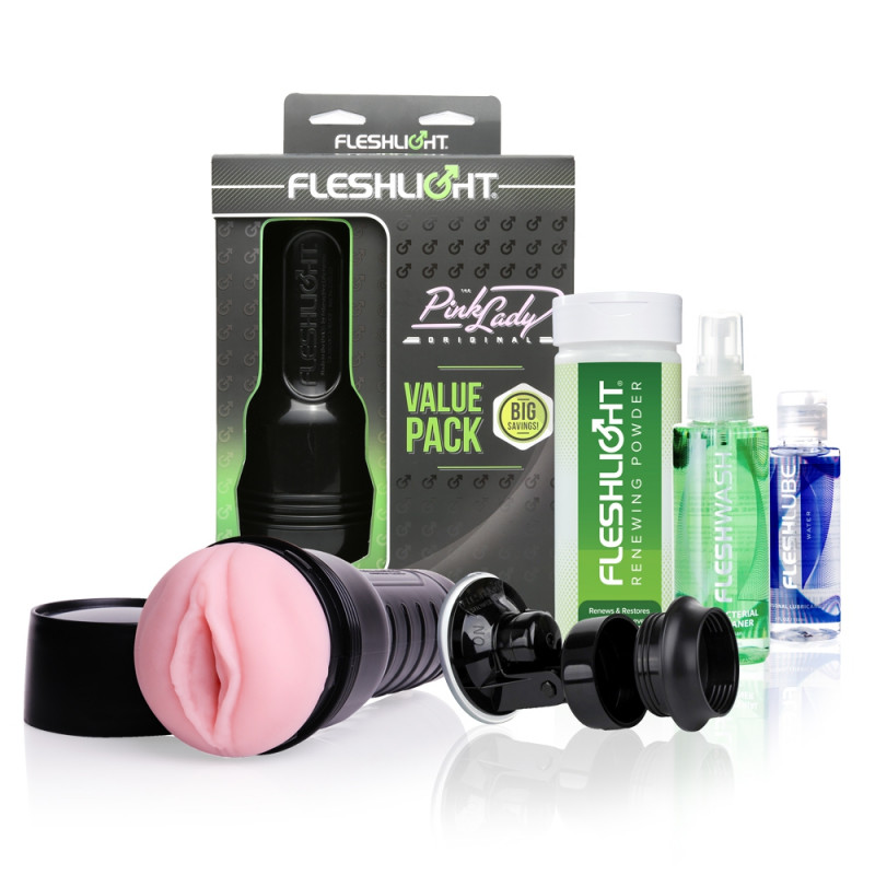 Zestaw do masturbacji Fleshlight Pink Lady Value Pack