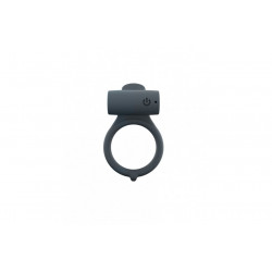 Pierścień erekcyjny z wibracją Dorcel Power Clit + czarny