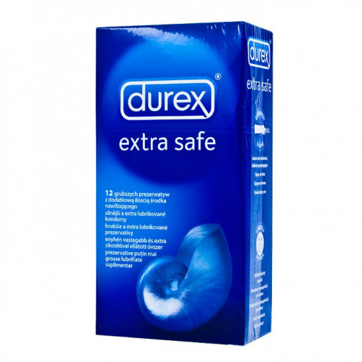 Prezerwatywy Durex Extra Safe 12 sztuk