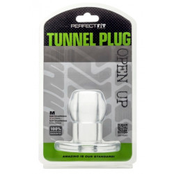 Przeźroczysty korek analny Perfect Fit Ass Tunnel Plug rozmiar M
