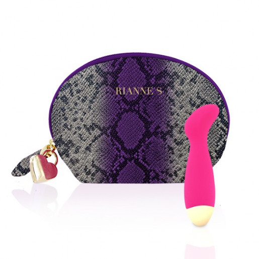 Wibrator z kosmetyczką Rianne S Essentials Boa Mini G różowy