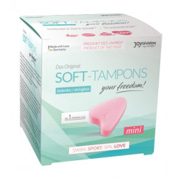 Miękkie tampony bez sznurka Soft-Tampons mini 3 sztuki