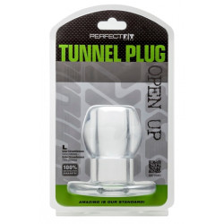 Przeźroczysty korek analny Perfect Fit Ass Tunnel Plug rozmiar L