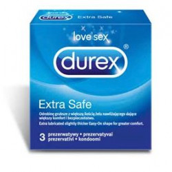 Prezerwatywy Durex Extra Safe 3 sztuki