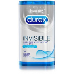 Super cienkie prezerwatywy Durex Invisible 10 sztuk