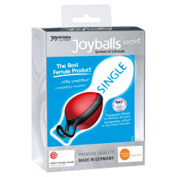 Pojedyncza kulka gejszy Joyballs Secret Single czerwono czarna