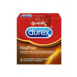 Prezerwatywy bez lateksu Durex Real Feel 3 sztuki