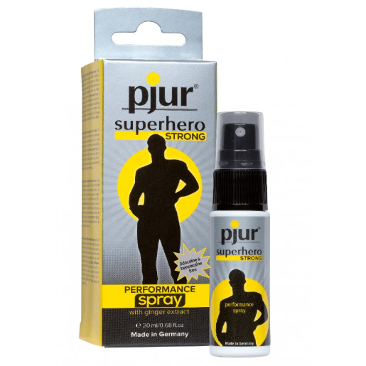 Spray wydłużający stosunek Pjur superhero STRONG PERFORMANCE 20 ml