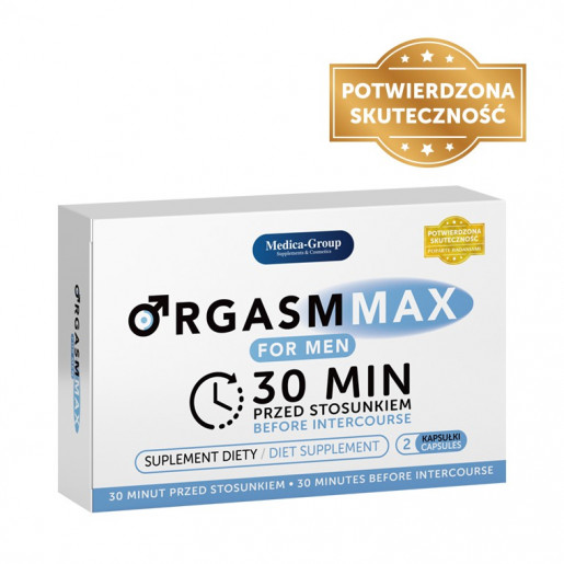 Tabletki na potencję dla mężczyzn Orgasm Max 2 kapsułki