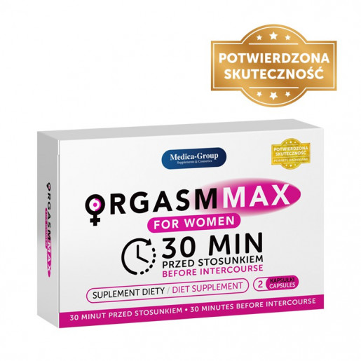 Tabletki na potencję dla kobiet Orgasm Max 2 kapsułki
