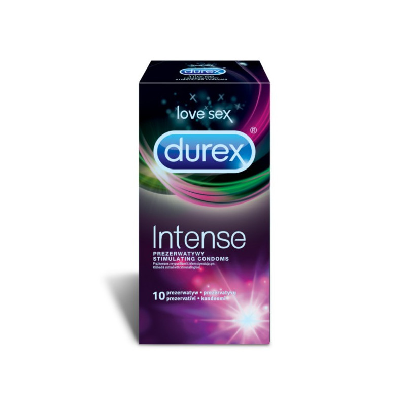 Prezerwatywy z wypustkami Durex Intense 10 sztuk