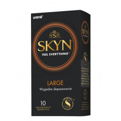 Nielateksowe prezerwatywy Unimil SKYN Large 10 sztuk