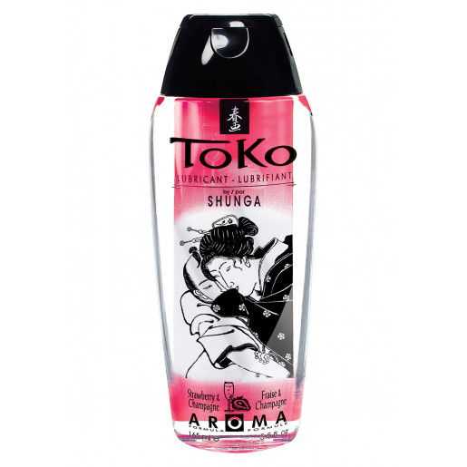 Jadalny lubrykant o smaku truskawkowego wina Toko Shunga 165ml